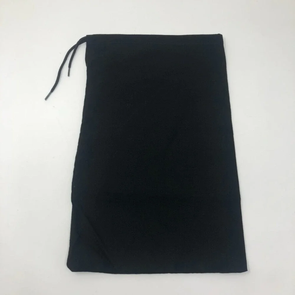 Authentic Chanel Dust Bag Black Logo‎ Storage Travel Handbag Shoe Belt 12.5x7.5
